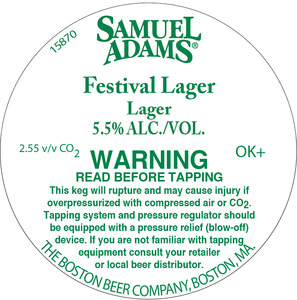 Samuel Adams Festival Lager