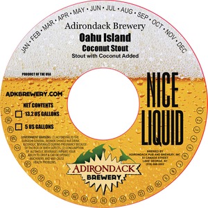 Adirondack Brewery Oahu Island