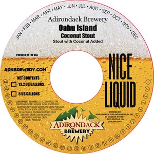 Adirondack Brewery Oahu Island January 2017