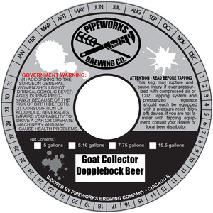 Pipeworks Brewing Company Goat Collector January 2017