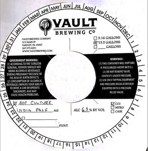 Vault Brewing Company January 2017