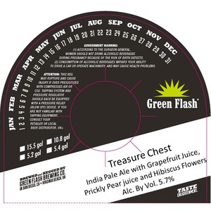 Green Flash Brewing Company Treasure Chest January 2017