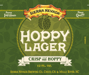 Sierra Nevada Hoppy Lager January 2017