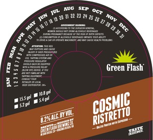 Green Flash Brewing Company Cosmic Ristretto January 2017