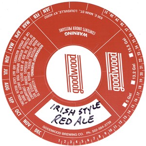 Goodwood Brewing Co Irish Style Red Ale