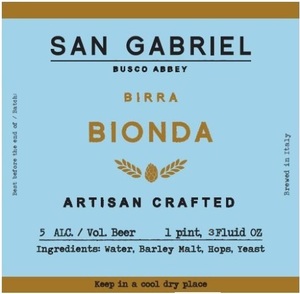 San Gabriel Birra Bionda