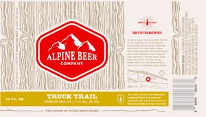 Alpine Beer Company Truck Trail January 2017