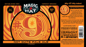 Magic Hat #9 Not Quite Pale Ale January 2017