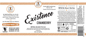 Mobcraft Beer Existence Cranberry