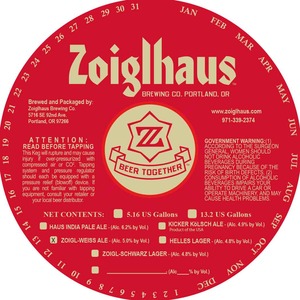 Zoiglhaus Brewing Company Zoigl-weiss Ale January 2017