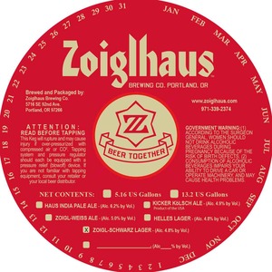 Zoiglhaus Brewing Company Zoigl-schwarz Lager January 2017