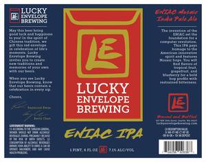 Lucky Envelope Brewing January 2017