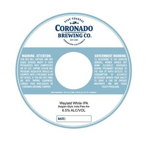 Coronado Brewing Company Waylaid White IPA