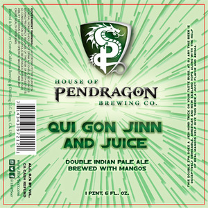 Qui Gon Jinn And Juice Qui Gon Jinn And Juice Double IPA February 2017