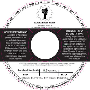 Paducah Beer Werks Polished Knob Ale