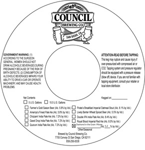 Council Brewing Co. Diamond In The Grain Pilsner