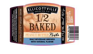 Ellicottville Brewing Company Half Baked Peanut Butter Porter
