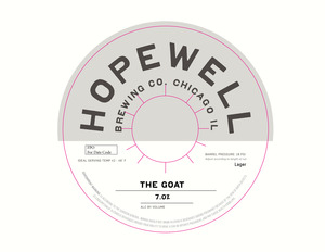 Hopewell Brewing Company The Goat January 2017