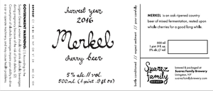 Merkel Cherry Beer January 2017