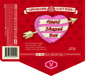 Heart Shaped Box Bourbon Barrel-aged Imperial Stout January 2017