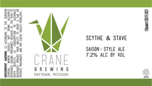 Crane Brewing Scythe & Stave January 2017