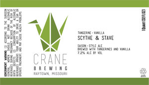 Crane Brewing Tangerine-vanilla Scythe & Stave