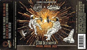 Star Deystroyer Imperial Darkside Lager January 2017