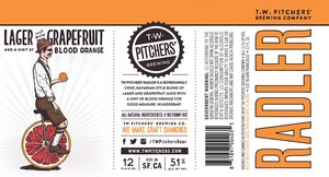 T.w. Pitchers Grapefruit Radler January 2017