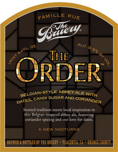 The Bruery The Order February 2017