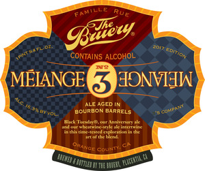 The Bruery Melange No.3 January 2017