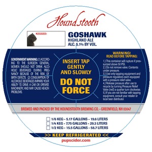 Houndstooth Goshawk Highland Ale