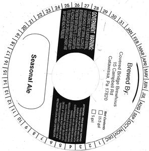 Covered Bridge Brewhaus Seasonal Ale January 2017