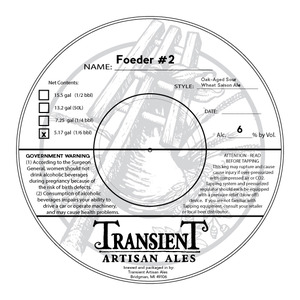 Transient Artisan Ales Foeder #2