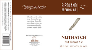 Birdland Brewing Company Nuthatch