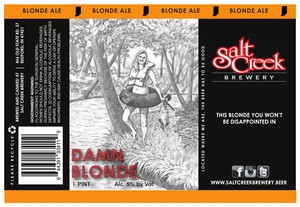Salt Creek Brewery Damn Blonde