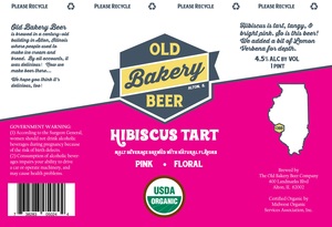 The Old Bakery Beer Company Hibiscus Tart Ale February 2017