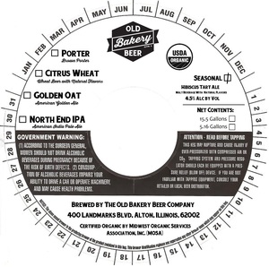 The Old Bakery Beer Company Hibiscus Tart Ale February 2017