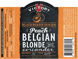 Victory Blackboard Peach Belgianblonde Coriander