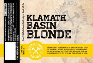 Klamath Basin Brewing Co. Klamath Basin Blonde