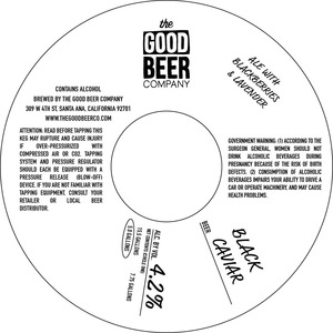 The Good Beer Company Black Caviar February 2017