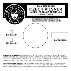 Concrete Beach Czech Pilsner