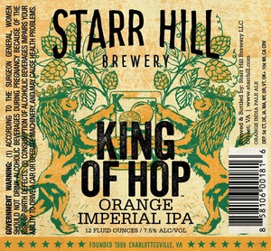 Starr Hill King Of Hop Orange February 2017
