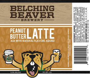 Belching Beaver Brewery Peanut Butter Latte February 2017