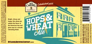 Mt Carmel Brewing Company Hops And Wheat Ale January 2017