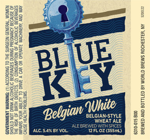 Blue Key Belgian White February 2017