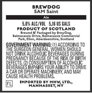 Brewdog 5am Saint