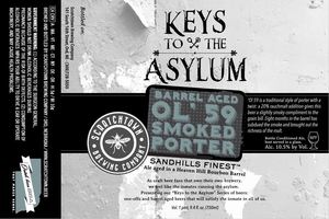 Keys To The Asylum Barrel Aged Ol' 59 Smoked Porter February 2017