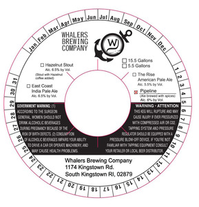 Whalers Brewing Company Pipeline February 2017