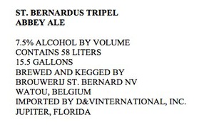 St. Bernardus Tripel