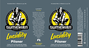 Sumerian Brewing Co Lucidity Pilsner February 2017